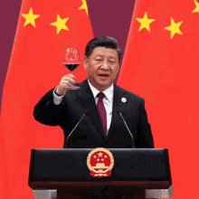 Cheers Xi Jinping GIF