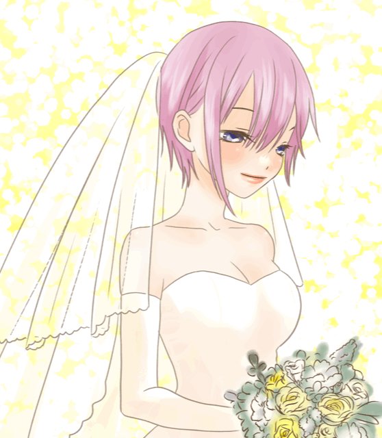 こぶたンさんがTwitterに投稿した中野一花(五等分の花嫁)のイラスト。
