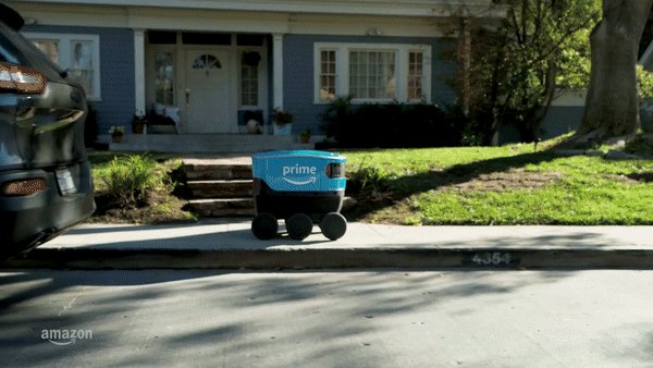 Amazon Twitterissa Do You Know About Our Cute Delivery Robot It S Called Amazon Scout And It Helps Us Meet The Rising Demand For Home Delivery With Less Congestion On Roads Oh And