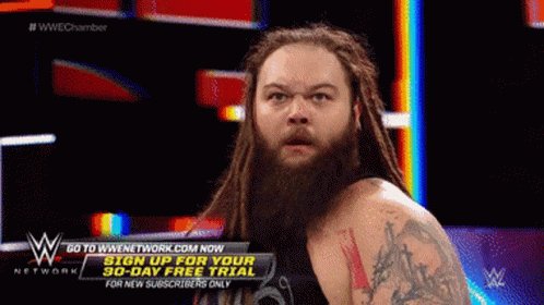   Happy Birthday Britt! and here is your present....some Bray Wyatt       