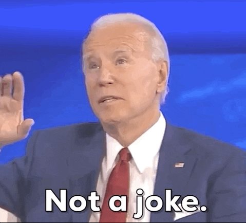 Not Joking Joe Biden GIF by...