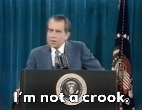 Richard Nixon Corruption GIF by GIPHY News