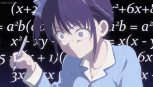 Minase Nagisa Calculation GIF