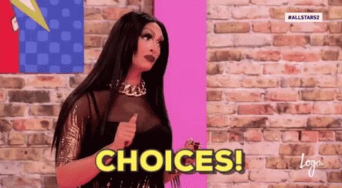 Choices Ru Pauls Drag Race GIF