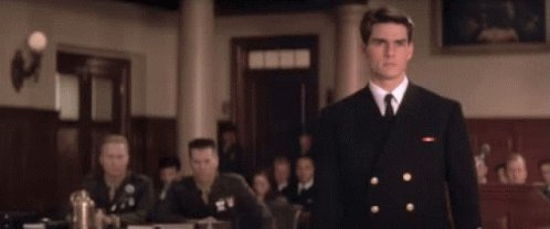 A Few Good Men Tom Cruise GIF