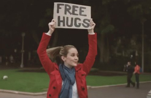 Free Hug Hug Me GIF