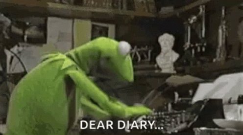 Kermit Diary GIF