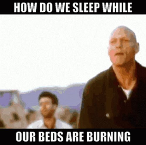Midnight Oil Beds Are Burning GIF