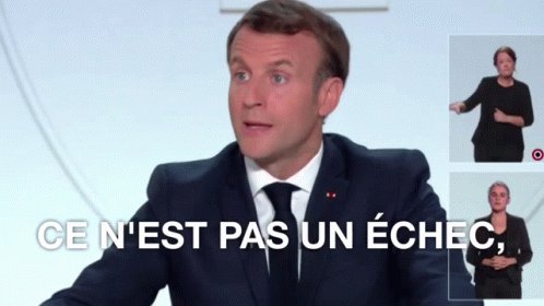 Macron échec GIF