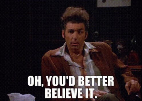 Cosmo Kramer Seinfeld GIF