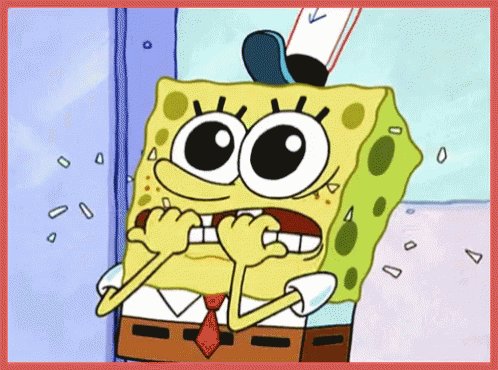 Spongebob Squarepants Anxious GIF