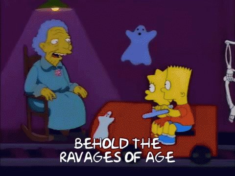 The Simpsons Ravages Of Age GIF