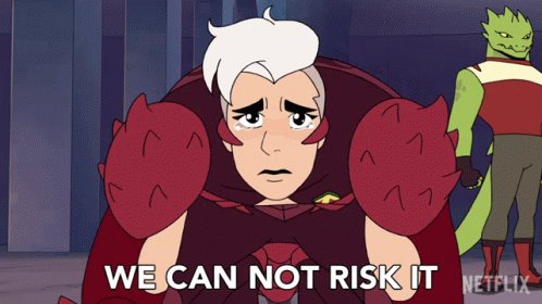 We Can Not Risk It Scorpia GIF