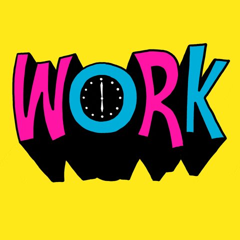 Work Lettering GIF by Chris Piascik