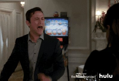 yelling the mindy project GIF by HULU