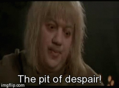 Pit Of Despair Princess Bride Albino GIF