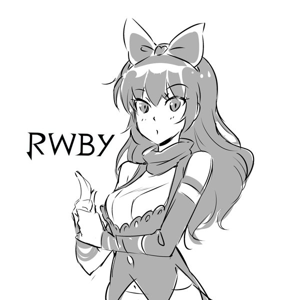 直筆イラスト色紙 ウエダハジメ RWBY