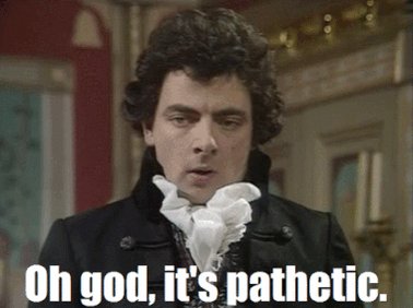 pathetic rowan atkinson GIF