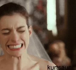 Screaming Bridezilla GIF