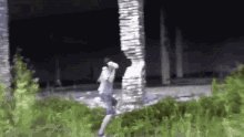 Guy Collapses Building Funny GIF