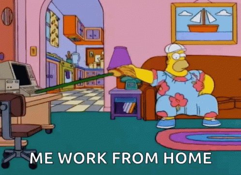 Homer Simpson Work GIF