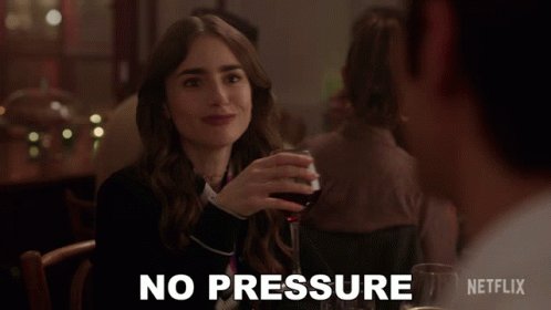 No Pressure Emily Cooper GIF