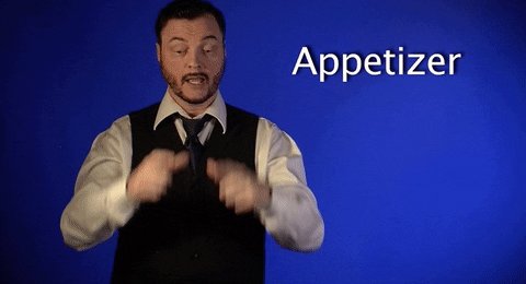 sign language appetizer GIF by Sign with Robert