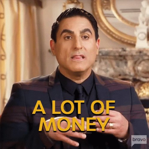 A Lot Of Money Reza Farahan GIF