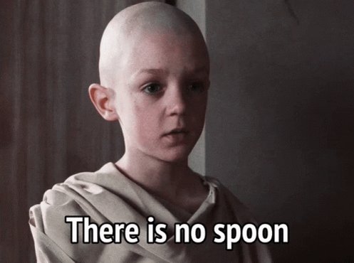 Matrix There Is No Spoon GIF