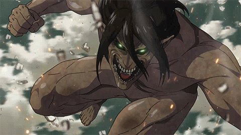 angry attack on titan GIF b...