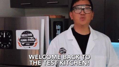 Welcome Back To The Test Kitchen Experiment Time GIF