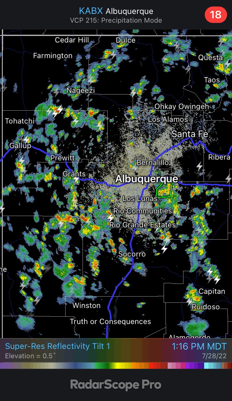 NWS Albuquerque on Twitter "204 PM It’s another active day across