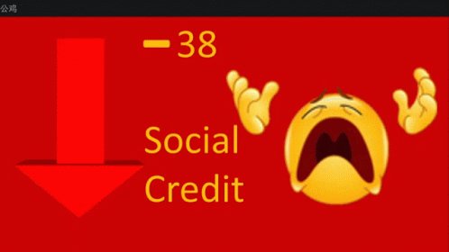 Social Credit Score Social GIF