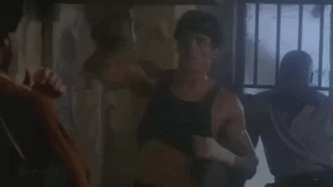 sylvester stallone punch GIF by Rocky