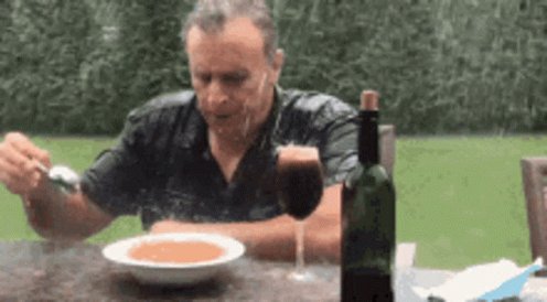Rainy Lunch GIF