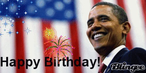 Enjoy your day! 
Happy birthday President Barack Obama! 