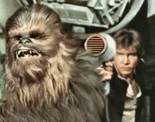 Chewbacca Blower GIF