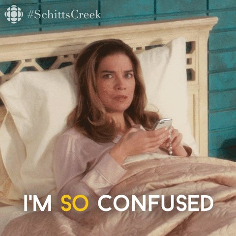 confused schitts creek GIF ...