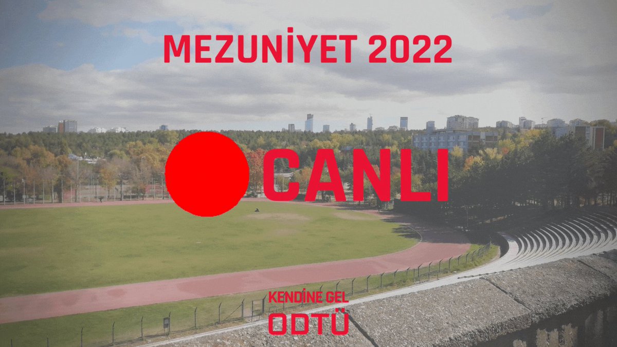 "Mezuniyet 2022" başlıklı, yanıp sönen canlı