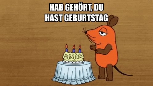  Happy Birthday from Germany\s best children\s programme, \"Die Sendung mit der Maus\", Reece! 