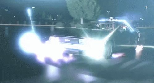 Delorean Back To The Future GIF