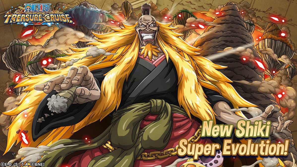 One Piece US on Twitter "RT ONE_PIECE_TC New Super Evolution added! Shiki will be receiving