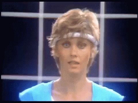 Olivia Newton John Shocked GIF