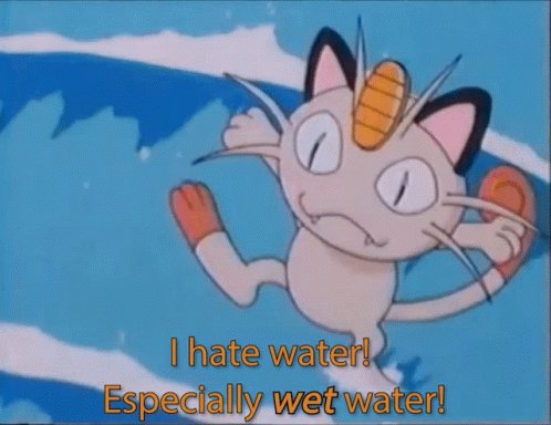 I Hate Water Especially Wet...
