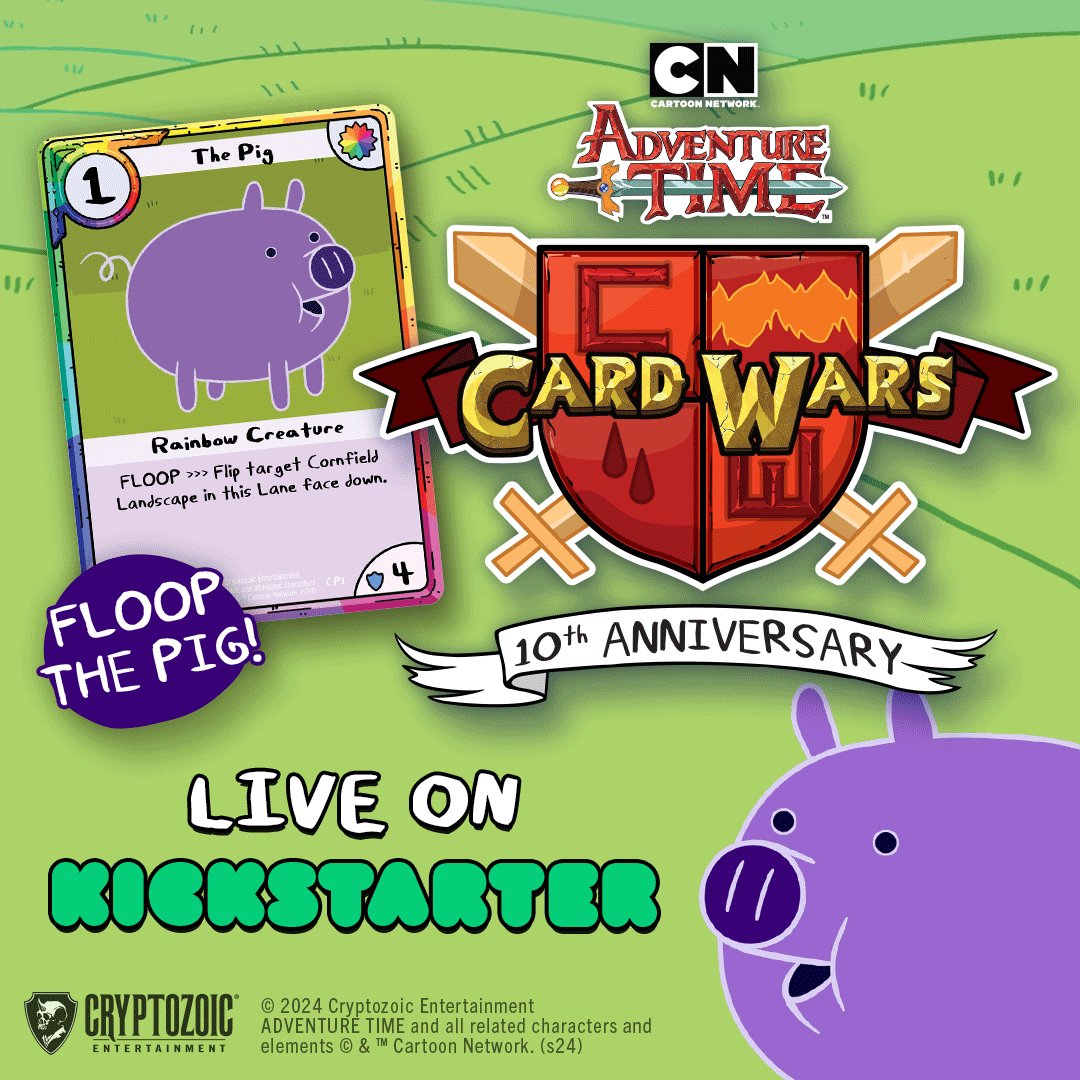 Adventure Time Card Wars 10th Anniversary by Cryptozoic