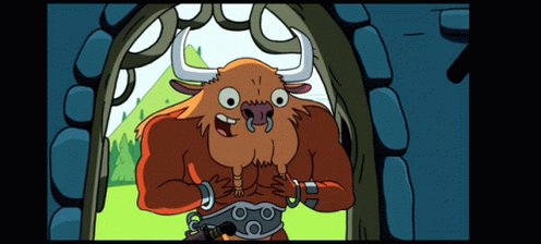 Minotaur Chad GIF