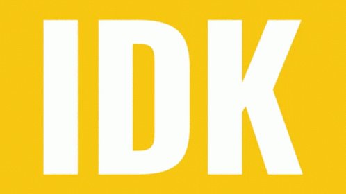 Sticker Giant Idk GIF