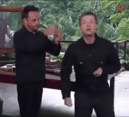 Ant And Dec Measuring GIF