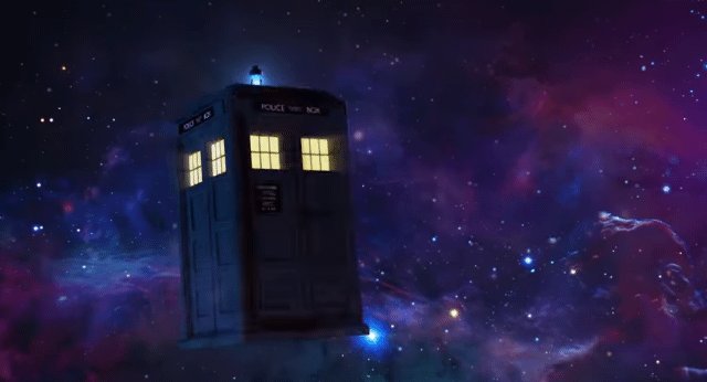 tardis in space gif