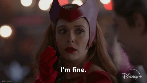 Im Fine Elizabeth Olsen GIF...